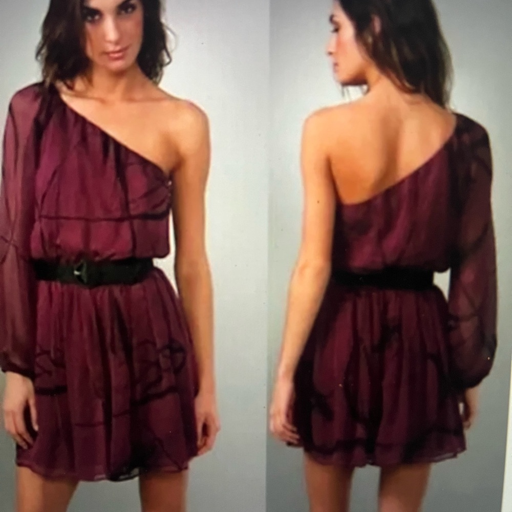 Alice + Olivia One-Shoulder Dress
